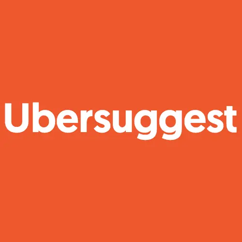 Logo Ubersuggest, outil de recherche de mots-clés et d'analyse SEO