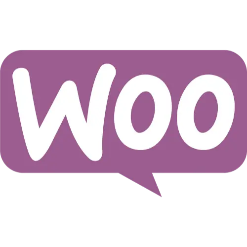 Logo WooCommerce, utilisé par Progweb pour les sites internet et sites web de commerce électronique