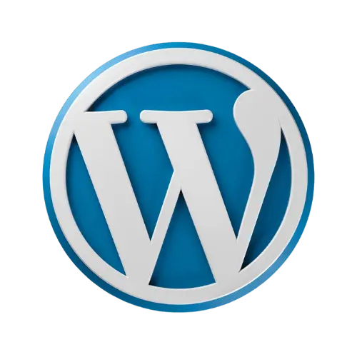 Logo WordPress, utilisé par Progweb pour la création de sites internet et sites web